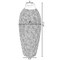 Timeless Flower-Inspired Ceramic Vase - Unique White 17-Inch-Tall Round Table Decor for Entryway, Dining Room, Living Room - Classic White Pottery - Elegant Home Accent with Chic Floral Touch